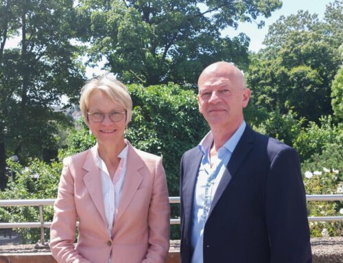 Schulministerin Feller besucht die GHS Drimborn!