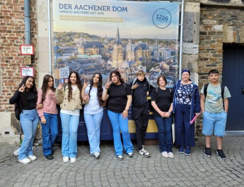 Die 6. Klasse erkundet Aachener Sagen